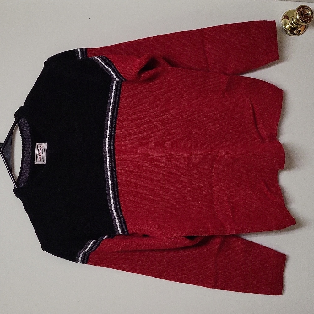 Arizona Red and Black Sweater